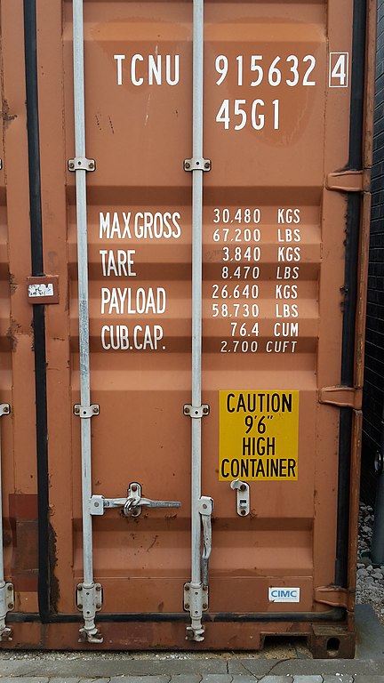 Container TCNU 9156324