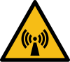 Warnung vor nicht ionisierender elektromagnetischer Strahlung